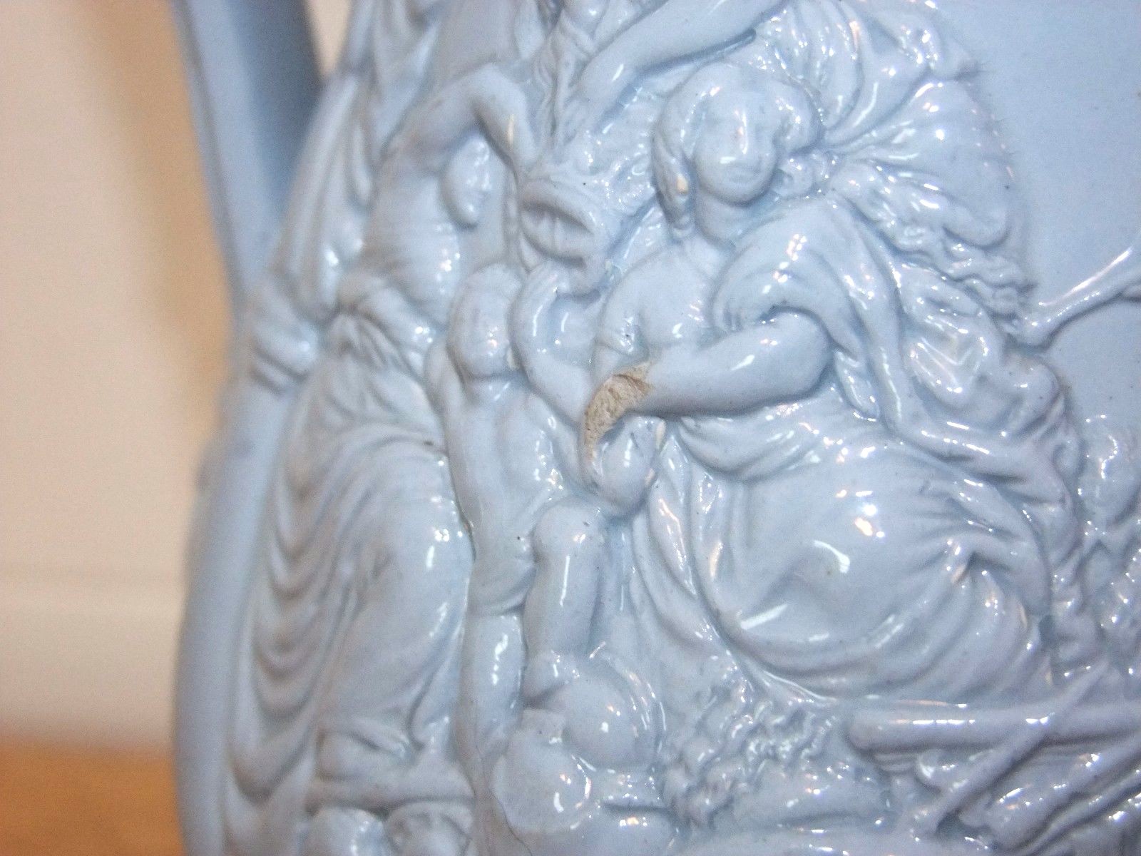 Antique LIGHT BLUE Ceramic 9