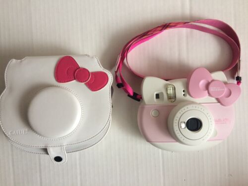 Fuji Instax Mini Hello Kitty Camera With Carrying Case And Fuji Instax Mini Hello Kitty Camera With Carrying Case And