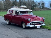 1953 Chevrolet panel van, V8 auto. 