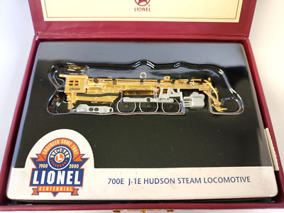 Lionel 700E J-1E Hudson Steam Locomotive 100TH Anniversary Hallmark Ornament NOS