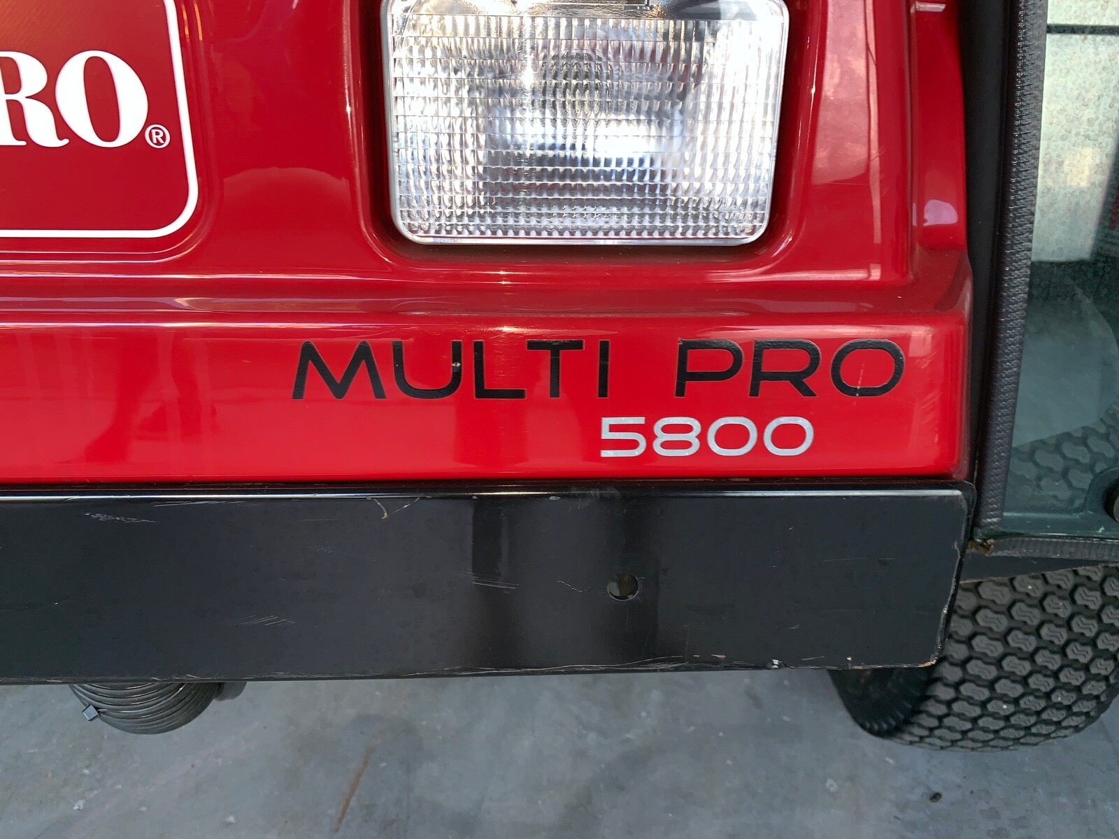 2013 Toro MultiPro 5800 Turf Sprayer