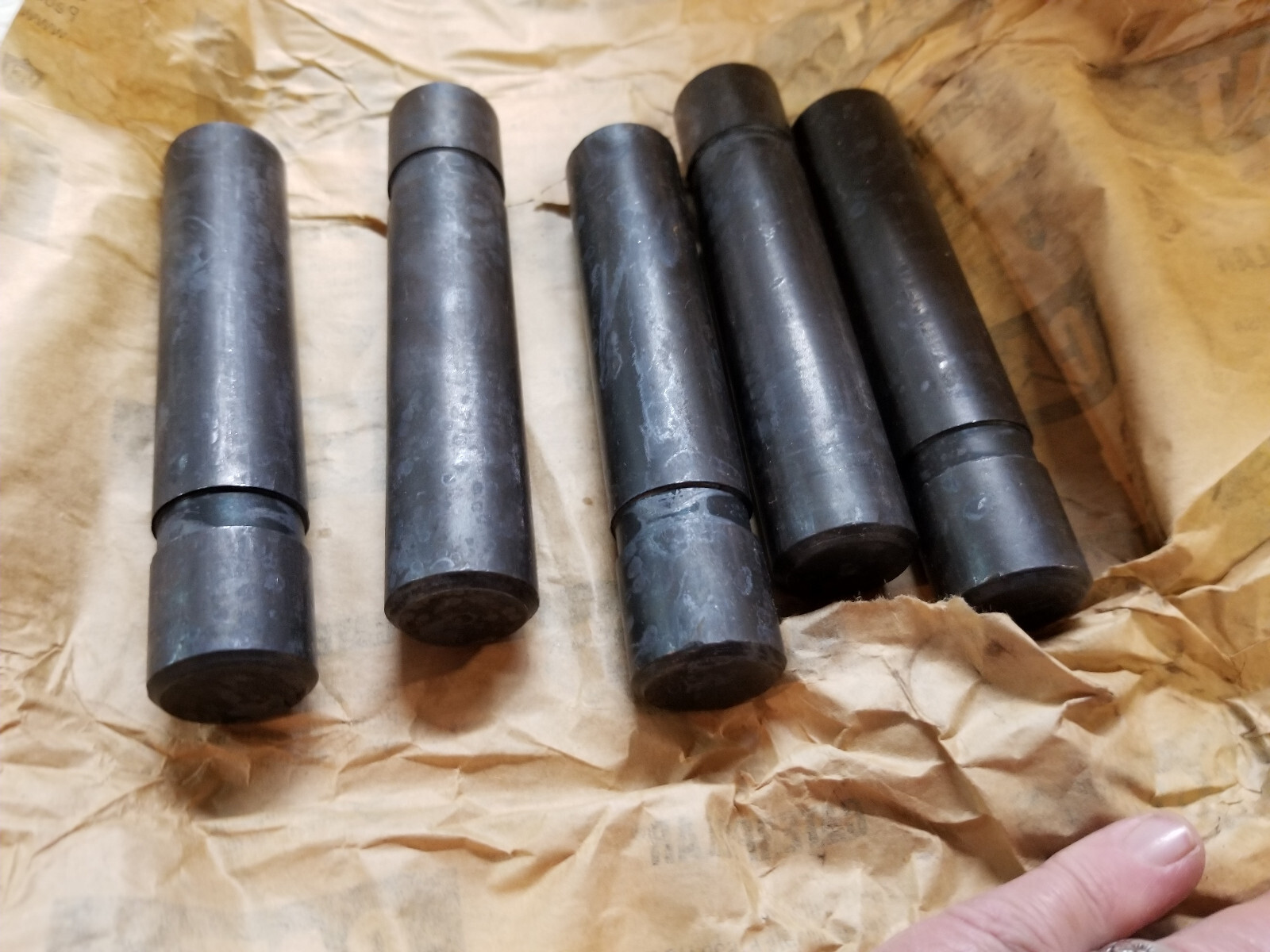 1 BOX OF 5 PINS - CATERPILLAR 6Y-3394  GROOVED PIN 6Y3394 - Picture 1 of 3