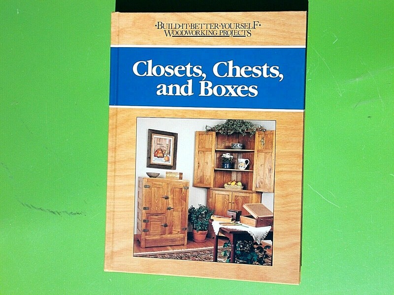 CLOSETS, CHESTS, AND BOXES (HARDCOVER 1991 NICK ENGLER) WOODWORKING PROJECTS