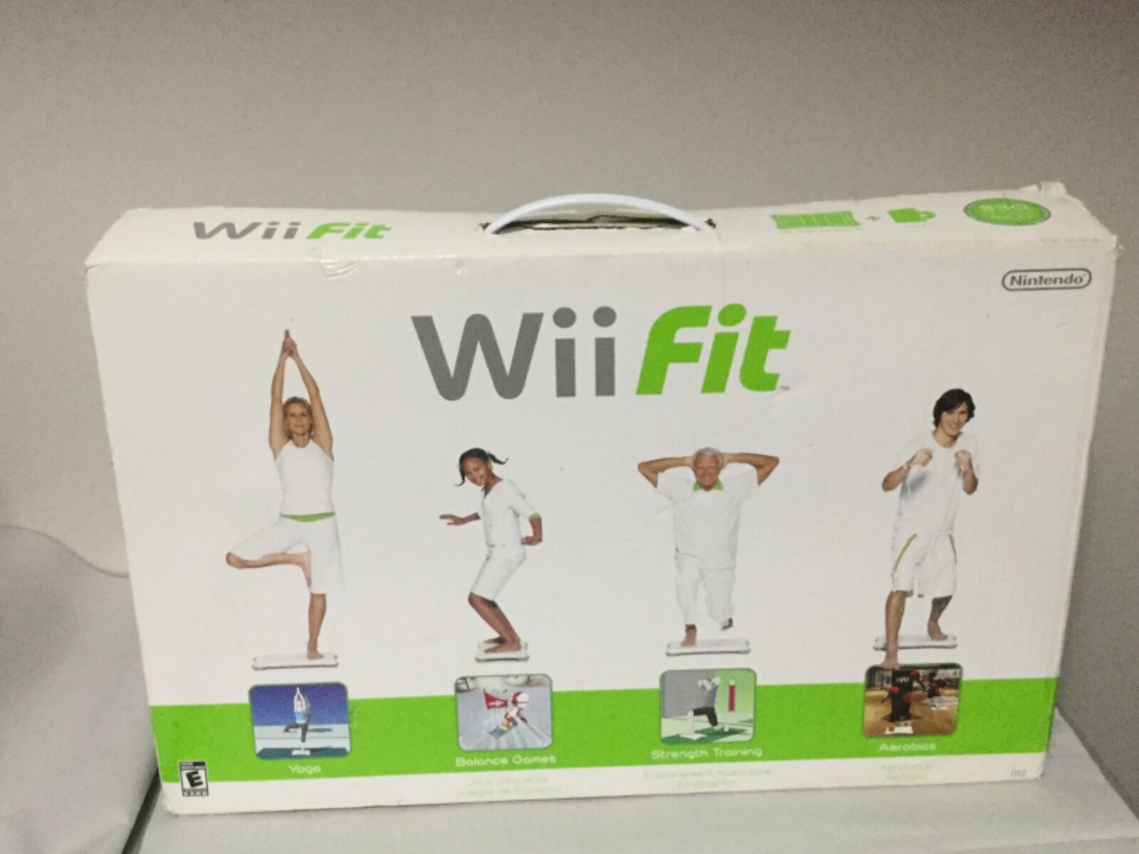 Nintendo Wii Fit Balance Board W/Box and Wii Fit Game W/Case & Manual SHIPS FREE