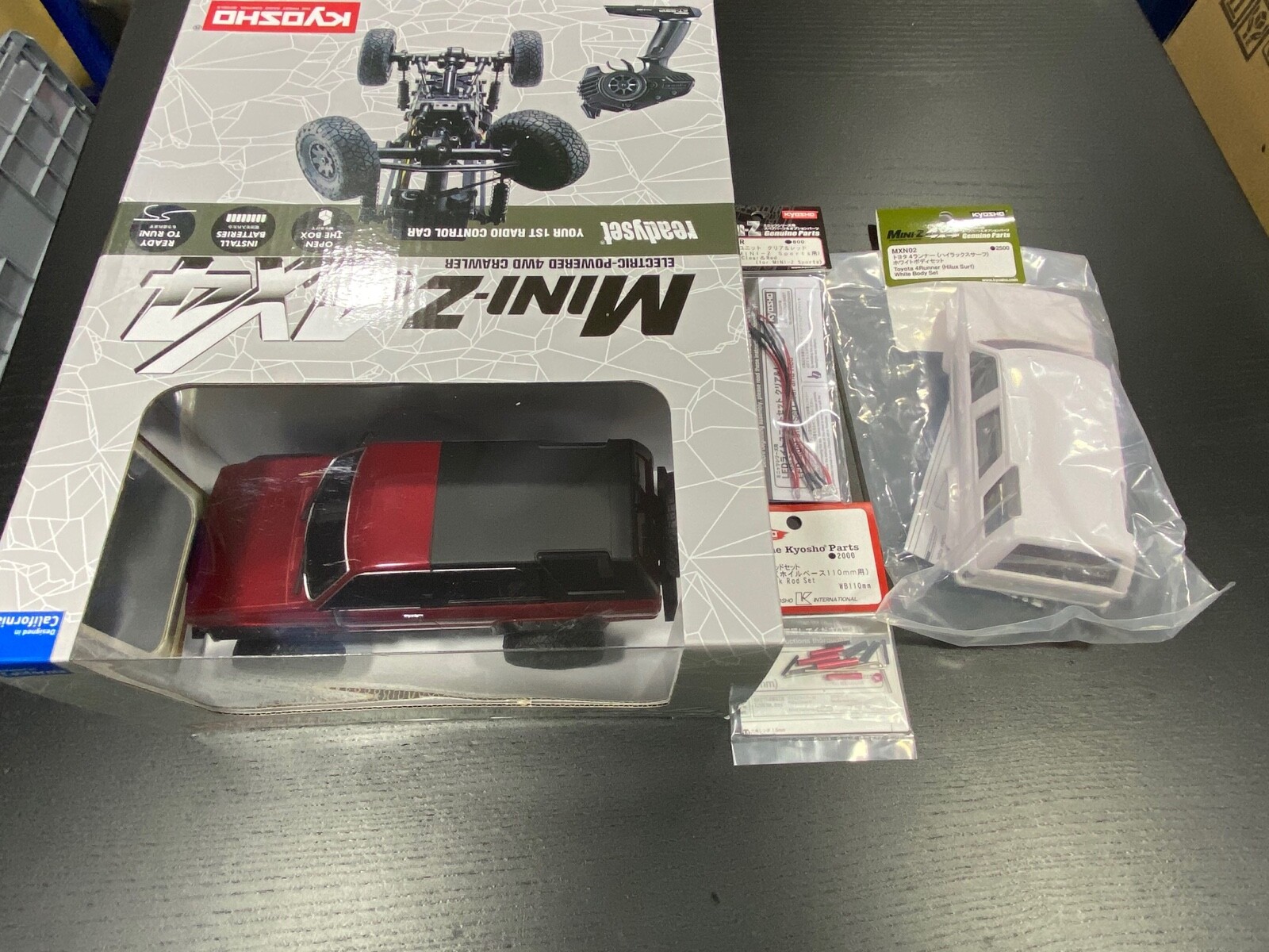 Kyosho Mini Z 4x4 Toyota 4Runner Metallic Red 32522MR W/ LED
