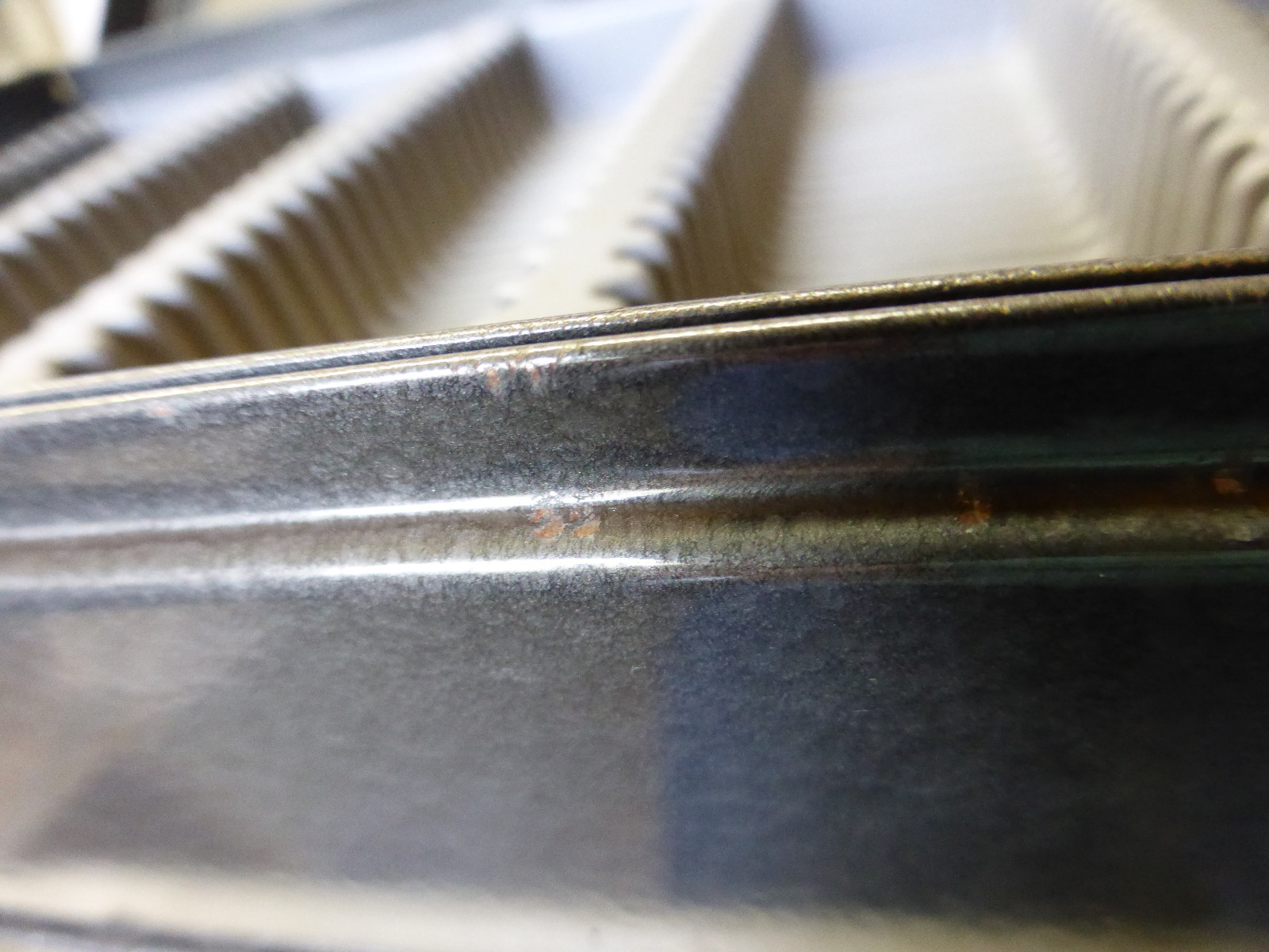 VTG METAL CASE STORAGE BOX 2 level FILM SLIDES PROJECTOR SLOTS 300 Slides