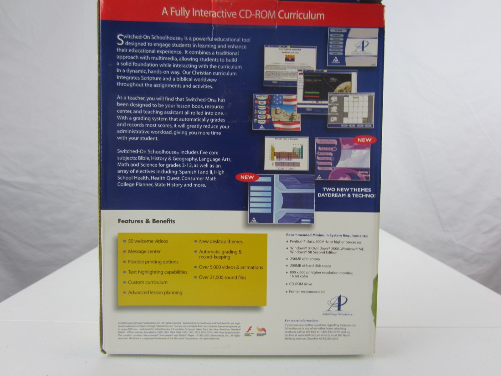 SWITCHED ON SCHOOLHOUSE 2.0 2004 Edition BIBLE 10 NEW