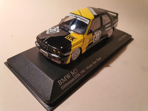 本日限り　BMW M3 DTM ミニカー MINICHAMPS 限定1／43 MINICHAMPS BMW E30 M3 1/43 Eifeirrennen DTM 1988 Winner