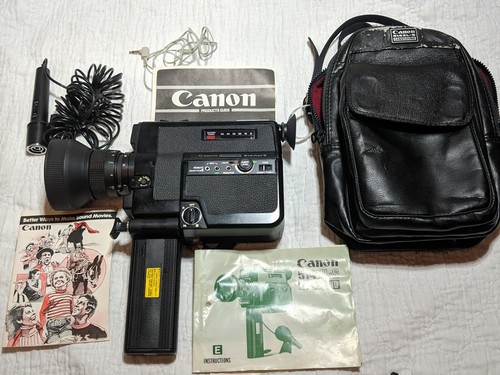 Canon S8 Film Camera Af 514 XL-S Sound Super 8 Cine-Film Autofocus w/accessories