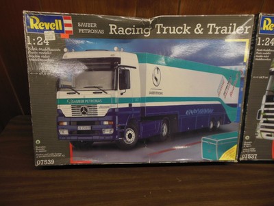 1:24 Model Revell 07537 07539 Scania 144 Friedenfels Sauber Petronas Truck Lot