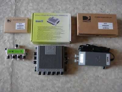 DIRECTV SWM8 Multi-Switch NEW SWM8R2-03 AND PI29R3-16 PI 29V 1 8way splitter