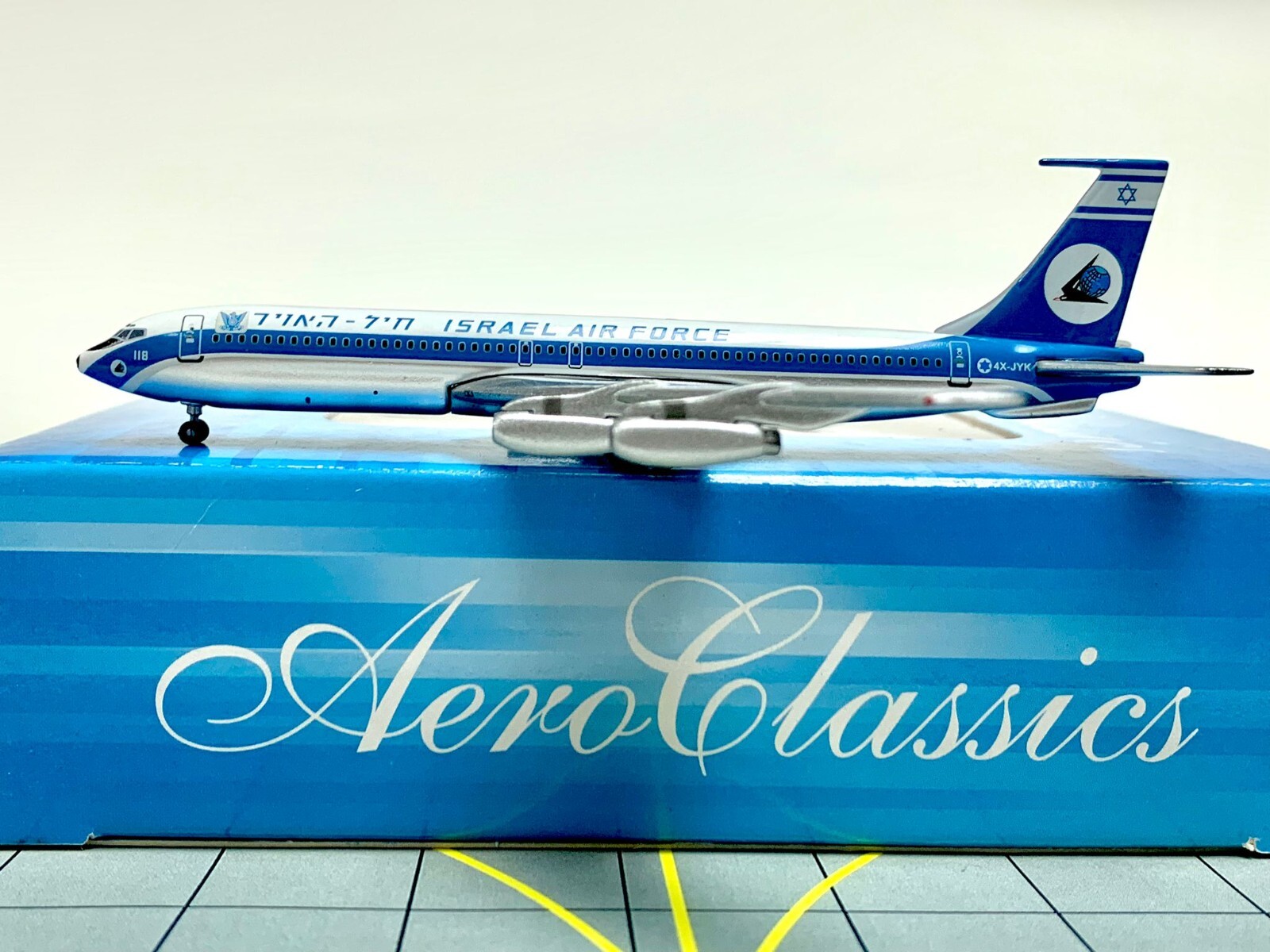 航空機・ヘリコプター AeroClassics 1/400 ISRAEL AIR FORCE B707 AeroClassics 1:400 Israel Air Force Boeing 707-300 4X-JYK | eBay