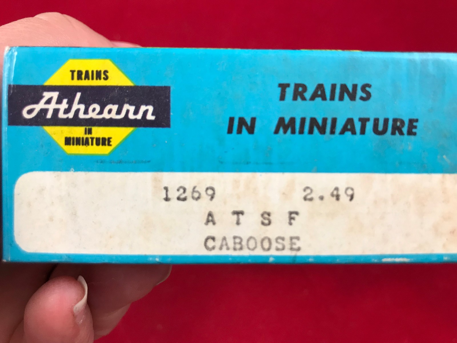 Athearn, cupola caboose, Santa Fe ATSF kit# 1269,  new nib nos still sealed