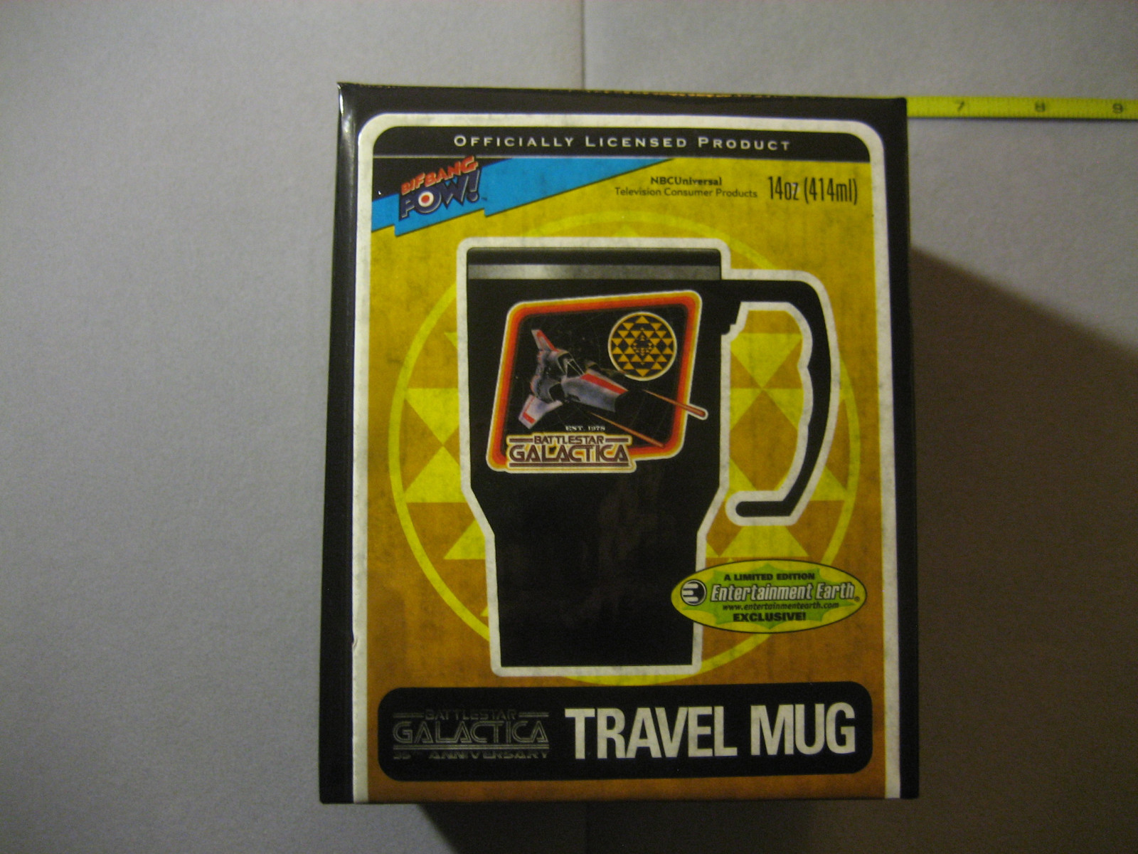 Battlestar Galactica Limited Edition 14oz Travel Mug Bif Bang Pow - BRAND NEW