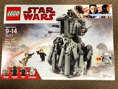 THREE SETS LEGO Star Wars 75177 First Order Heavy Scout Walker New & Sealed