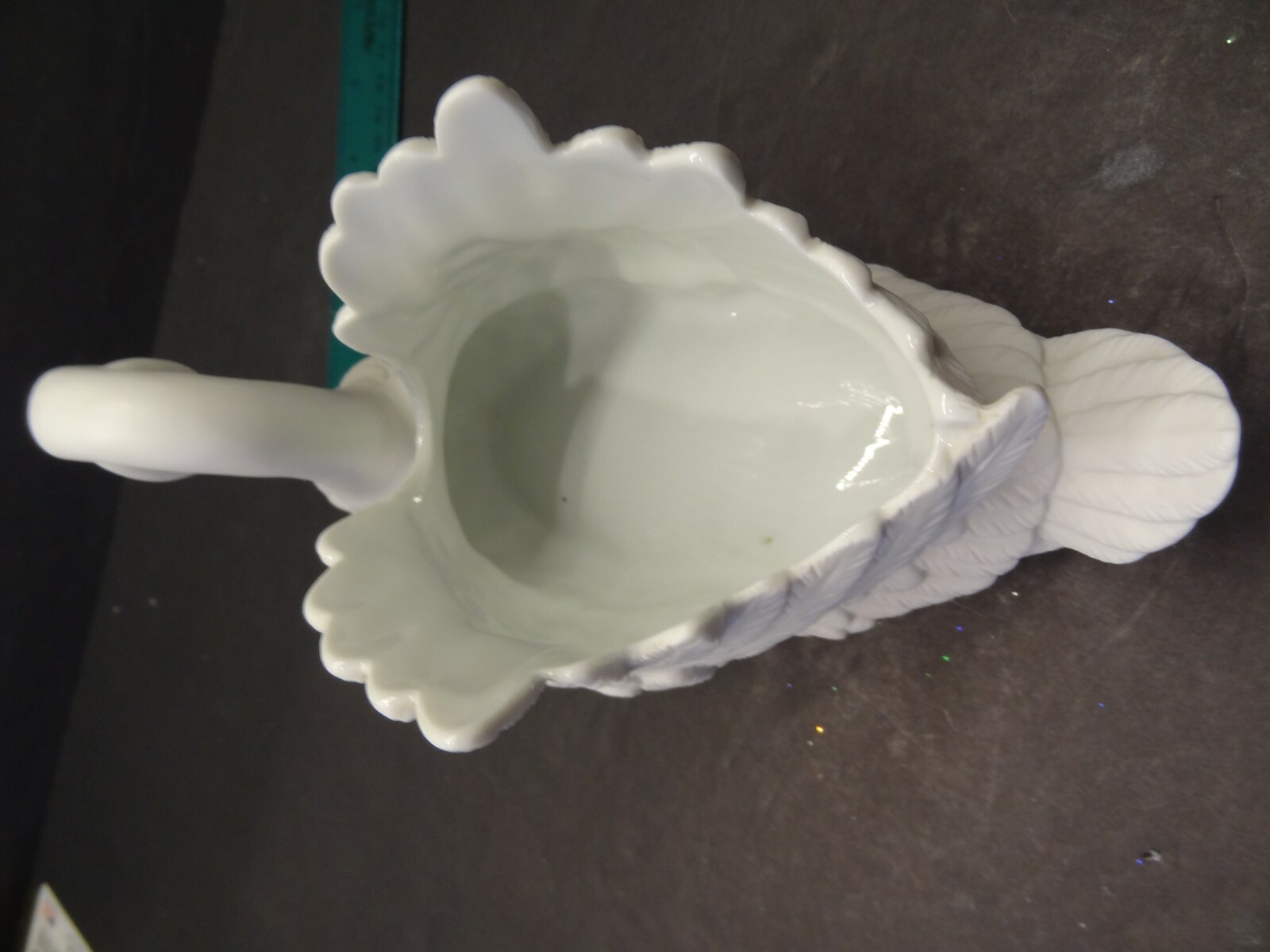 VINTAGE ANDREA BY SADEK MADE IN JAPAN WHITE BISQUE PLANTER / DISH