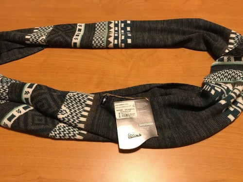 SmartWool Women's Dazzling Wonderland Infinity Scarf And Gloves Lochness Heather