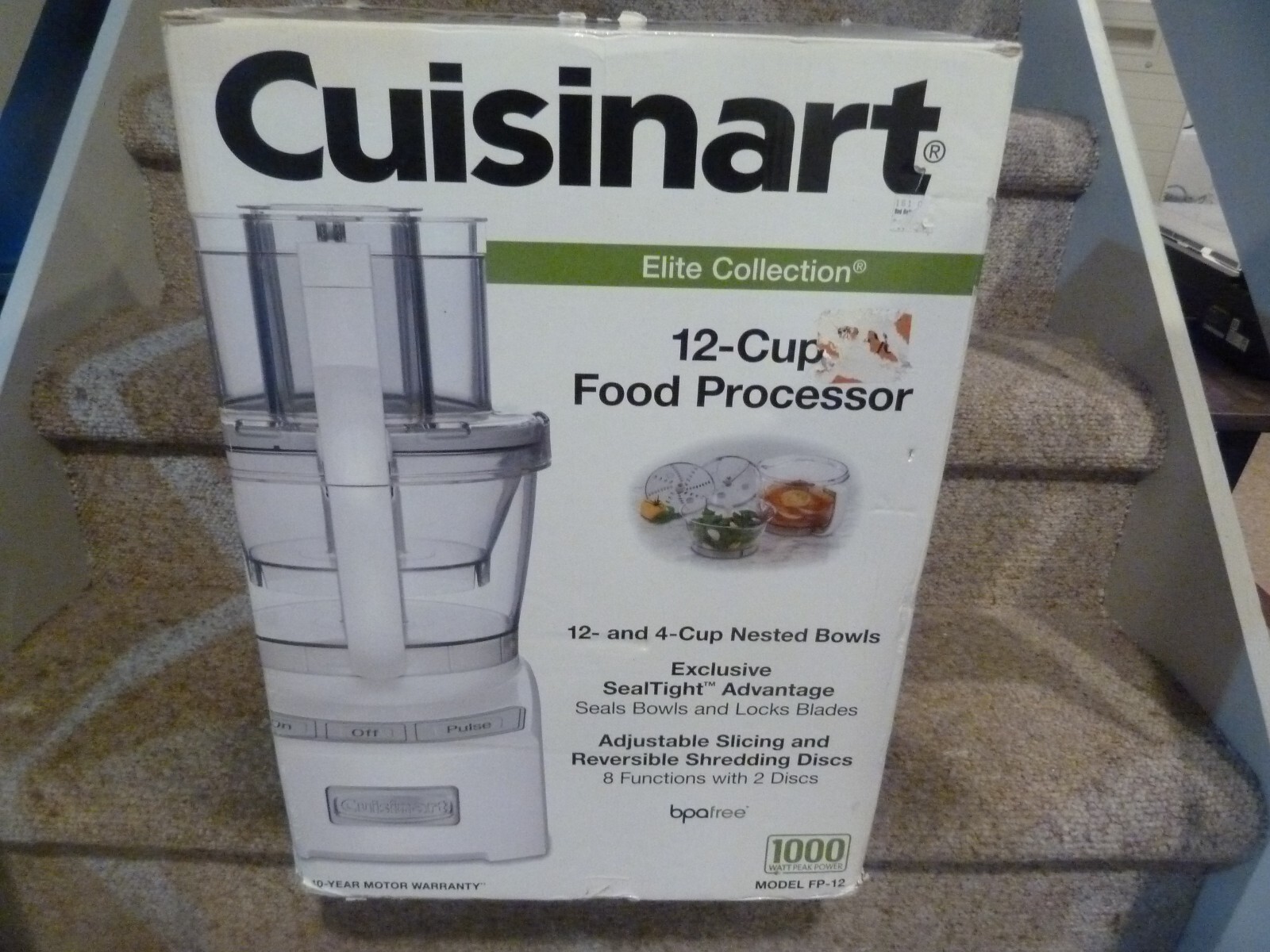 Cuisinart 12 cup Elite Collection Food Processor Brushed Chr