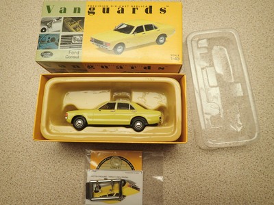 Vanguards 1:43 VA05502 Ford Consul Daytona Yellow Undisplayed