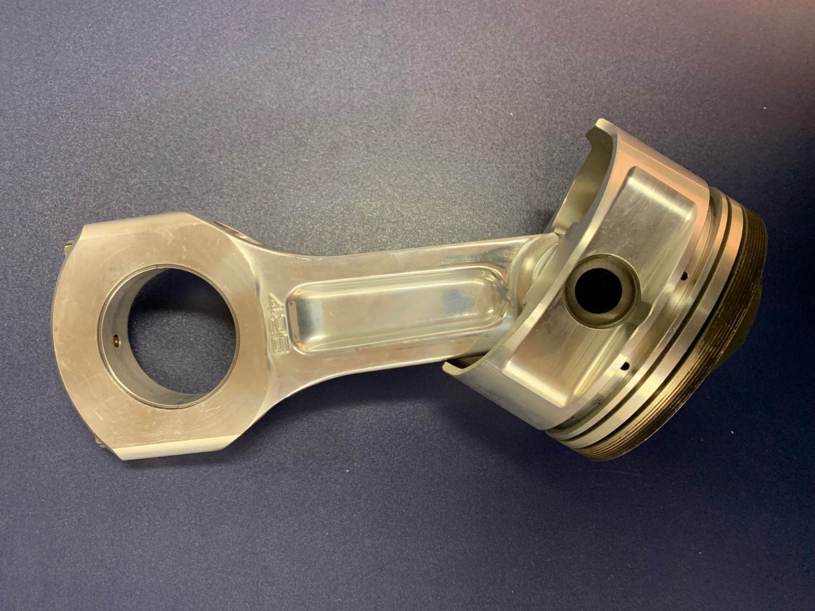 MONSTER JAM DENNIS ANDERSON SIGNED GRAVE DIGGER USED ENGINE PISTON, COA