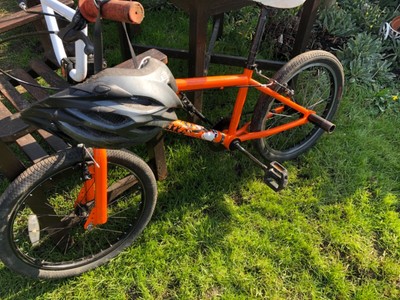 Bmx bike orange Deka