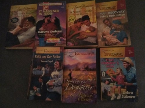 lot of 22 harlequin super romance paperback books various years