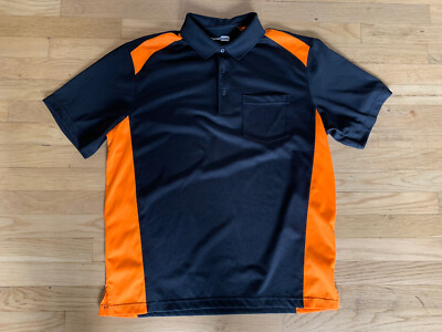 CornerStone  CS416 Select Snag-Proof 2 Way Colorblock Mens Pocket Polo Large