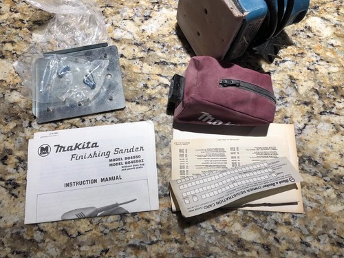 PRE-OWNED & TESTED MAKITA #B04550 1/4 SHEET 1.6A 14,000 OPM FINISHING SANDER