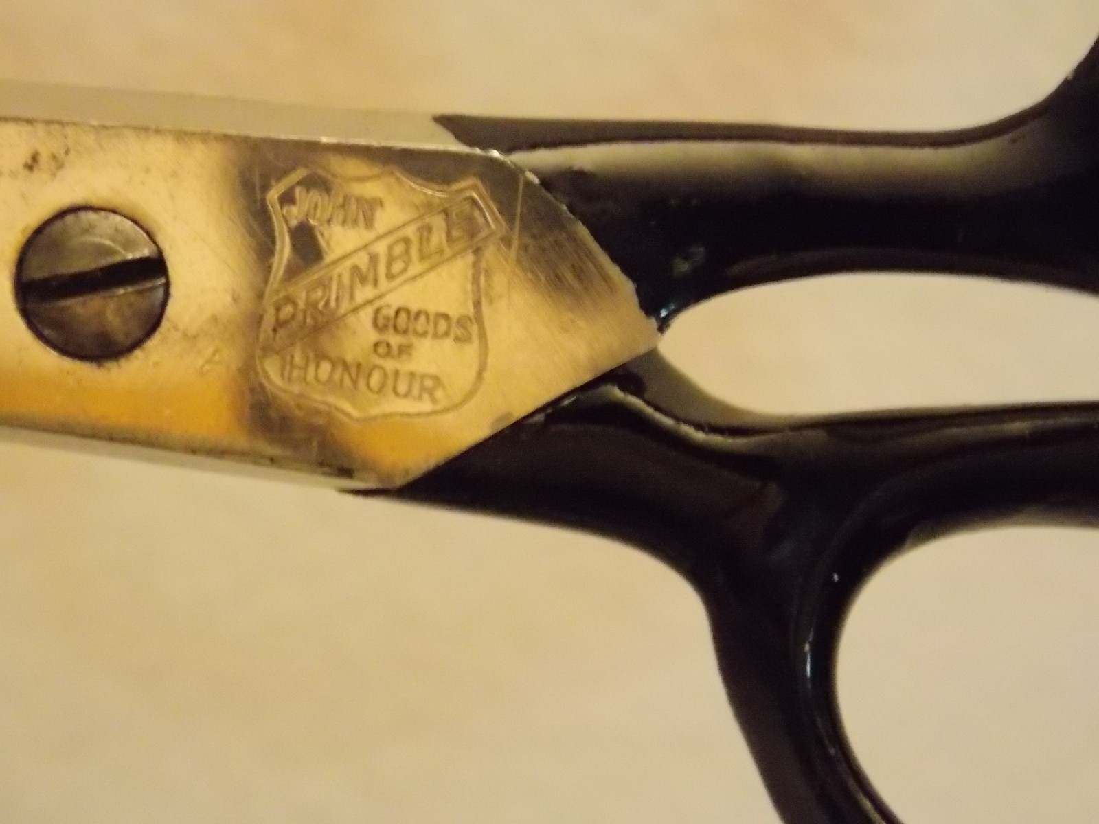 Vintage John Primble Small Sewing Scissors 1930s