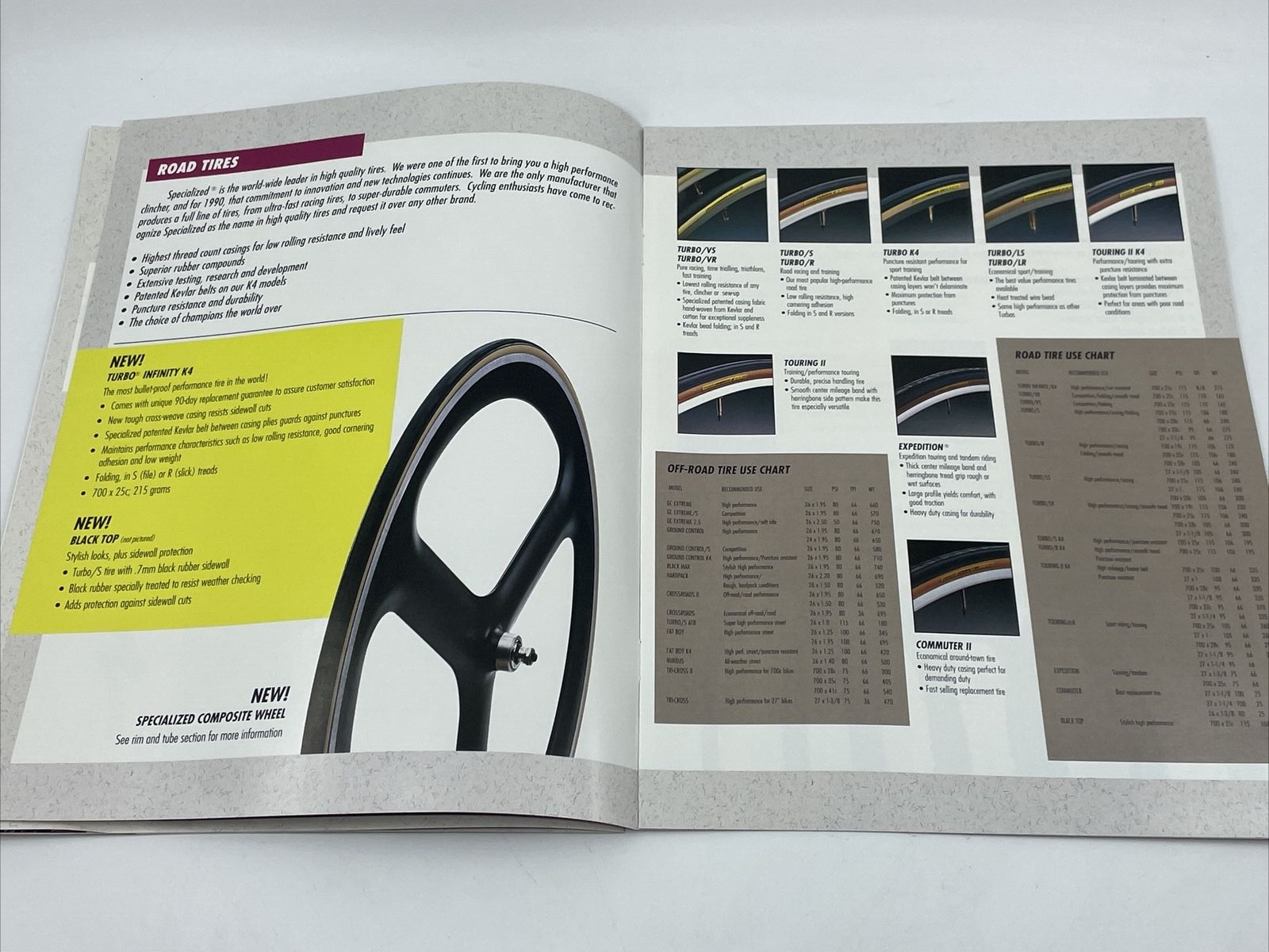 Vintage 1990 SPECIALIZED Bicycles & Accessory Catalog Set MTB Road Components