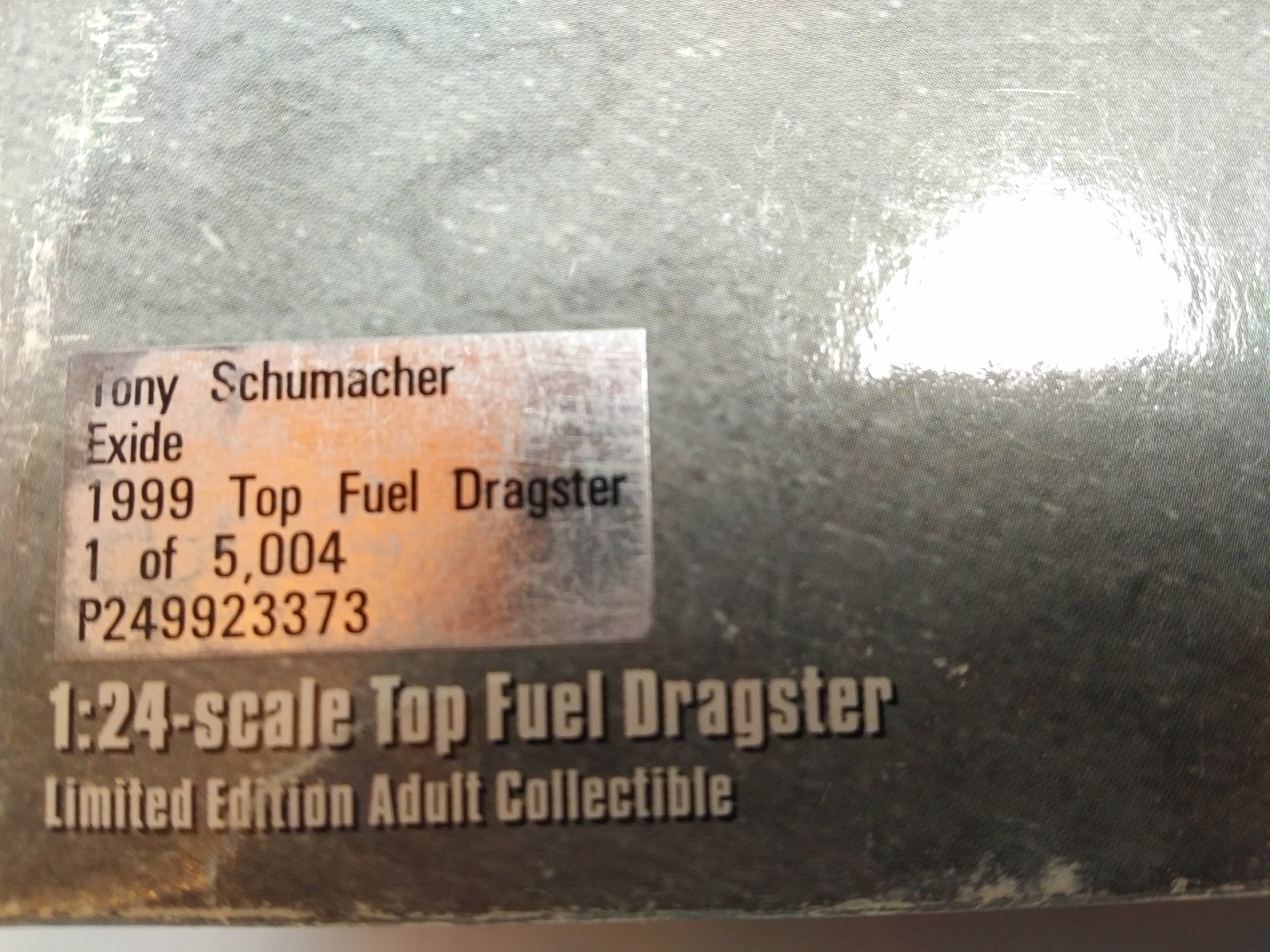 Mac Tools Tony Schumacher Exide 1999 Top Fuel dragster