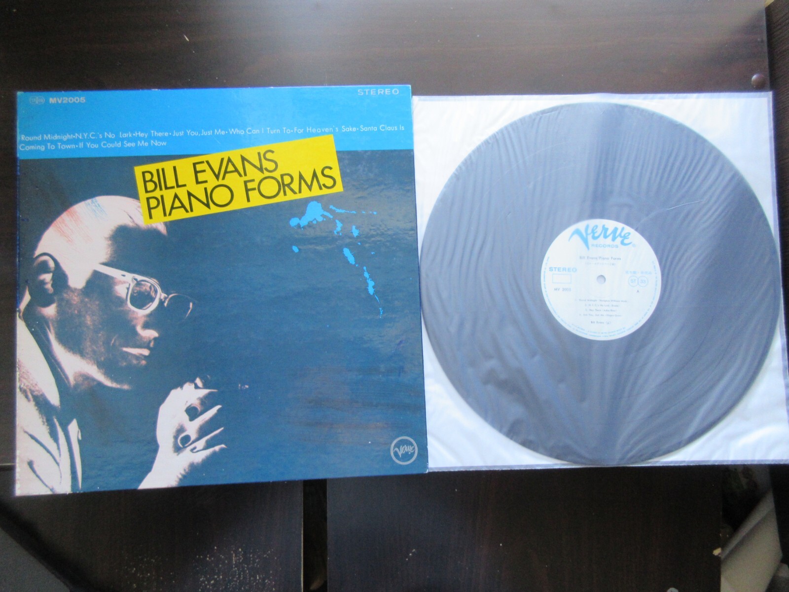 BILL EVANS PIANO FORMS レコード Ｂ Bill Evans Piano Forms Japan Promo White Label Vinyl LP