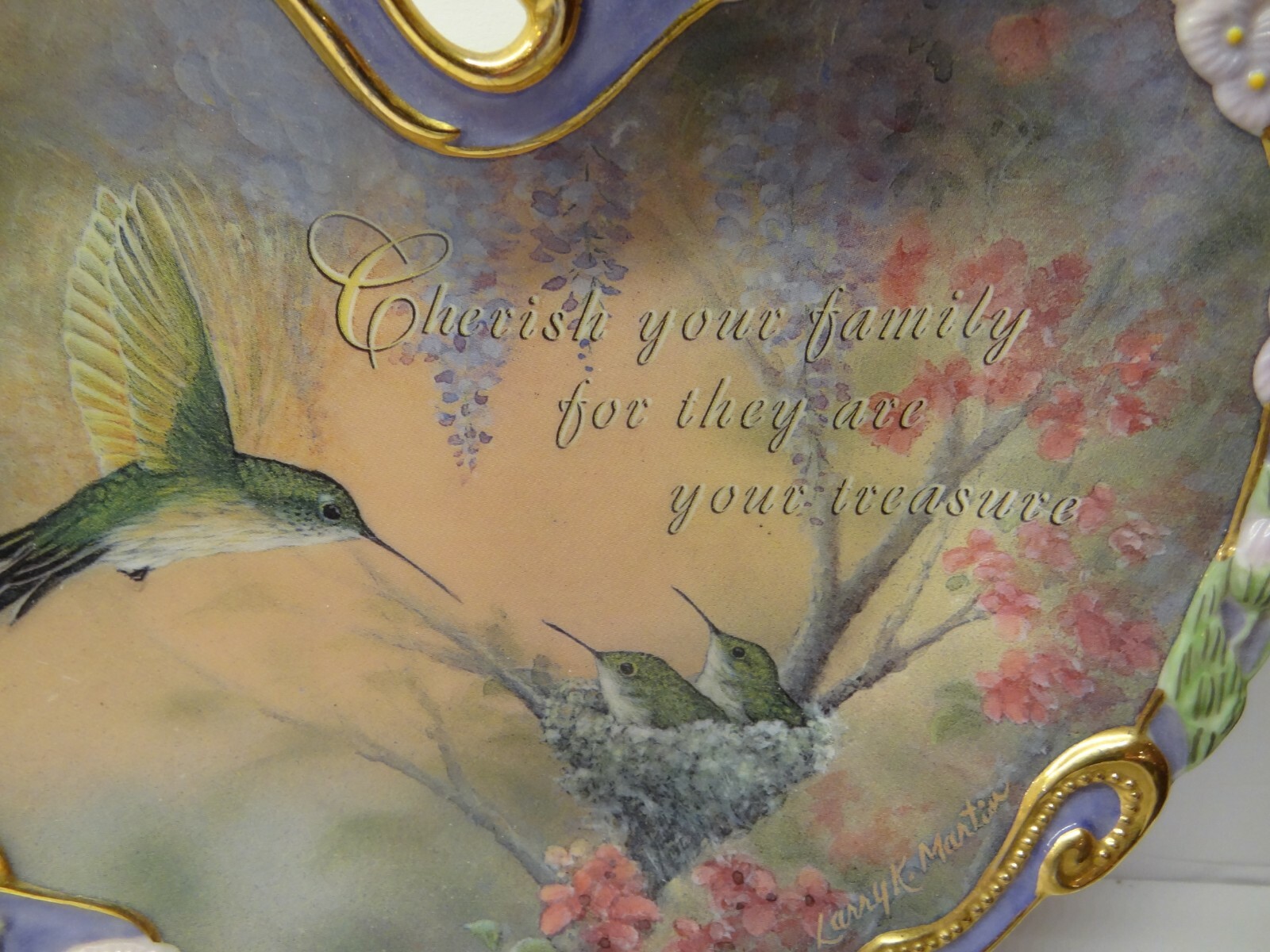 BRADFORD EXCHANGE CHERISHED TREASURES GIFTS OF YOUR HEART LIMITED EDITION PLATE