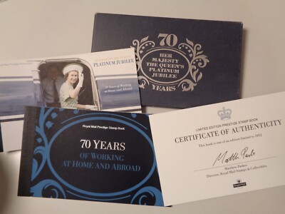 GREAT BRITAIN 2022 - The Queens Platinum Jubilee - PRESTIGE BOOK No. 129 - RAR!