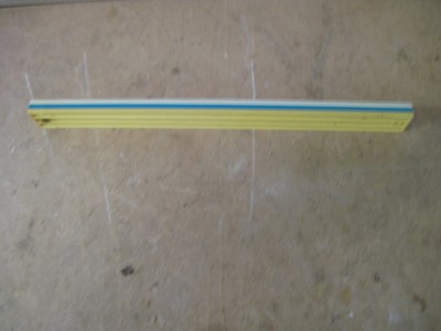 Vintage Woolworth Woolco Folding Yardstick Ruler Sewing Seamstress Tri-Fold