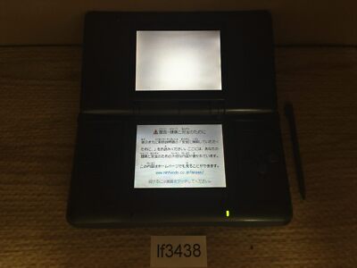lf3438 Plz Read Item Condi Nintendo DS Graphite Black Console Japan