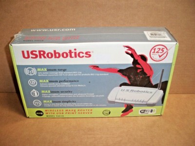 USRobotics, Model 5461A, Wireless MAXg Router with USB Printer Server,  USR5461A
