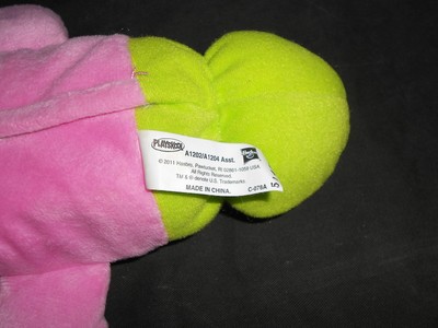 Playskool 2011 Lullaby Pink Gloworm Musical & Light-Up Crib Toy