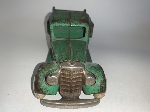 Vintage Large Size Arcade 1936 International Dump Truck-Cast Iron Toy