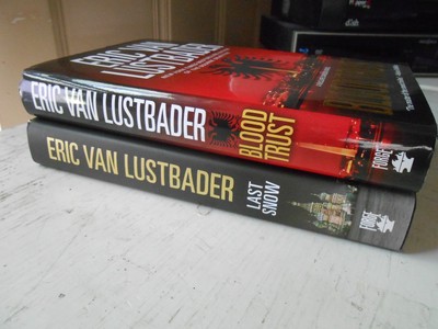 2 Eric Van Lustbader Hardcover Full Size Books + Dust Jackets Two First Ed. BOGO
