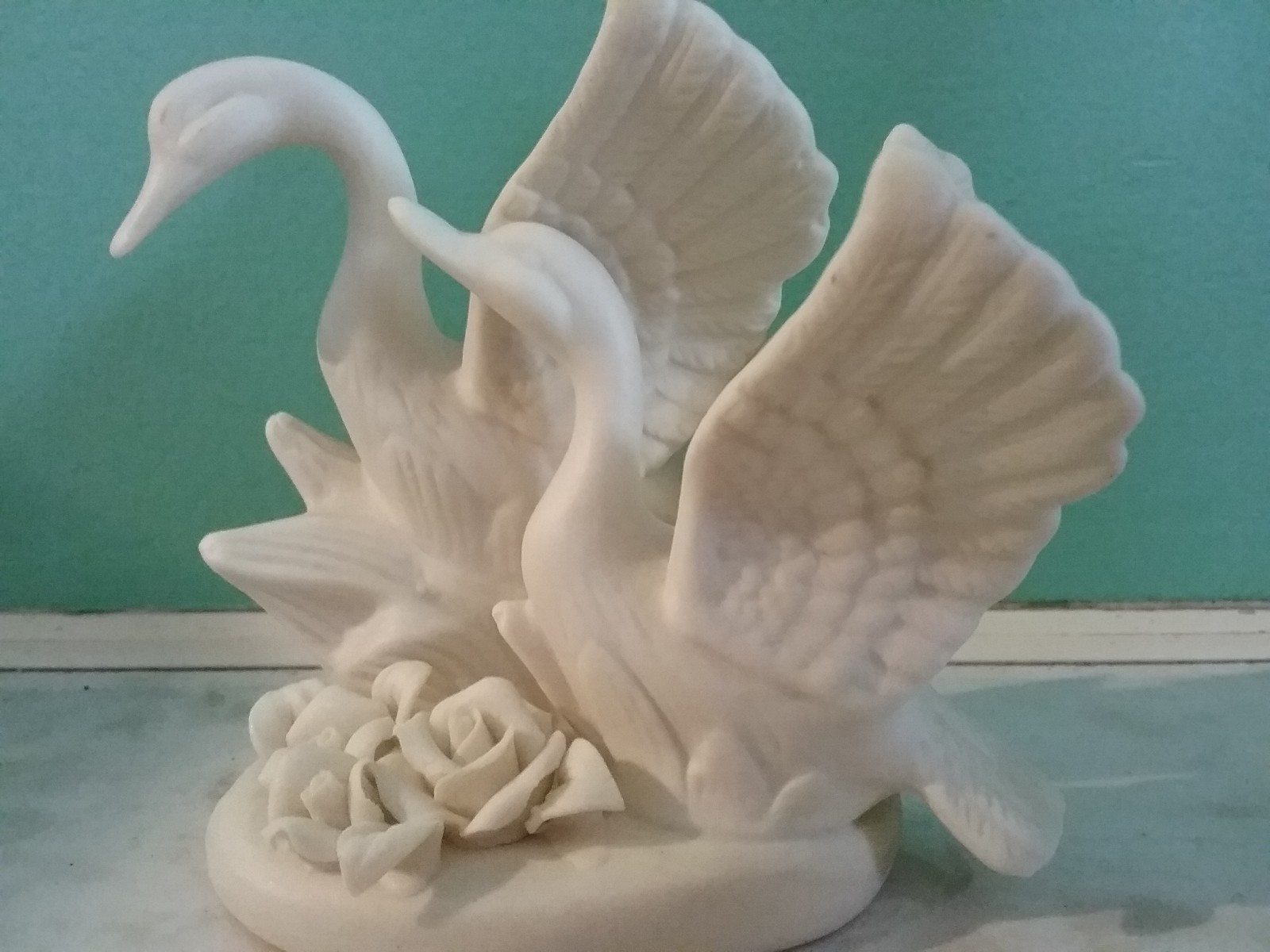 Ceramic Bisque  Ducks on Base