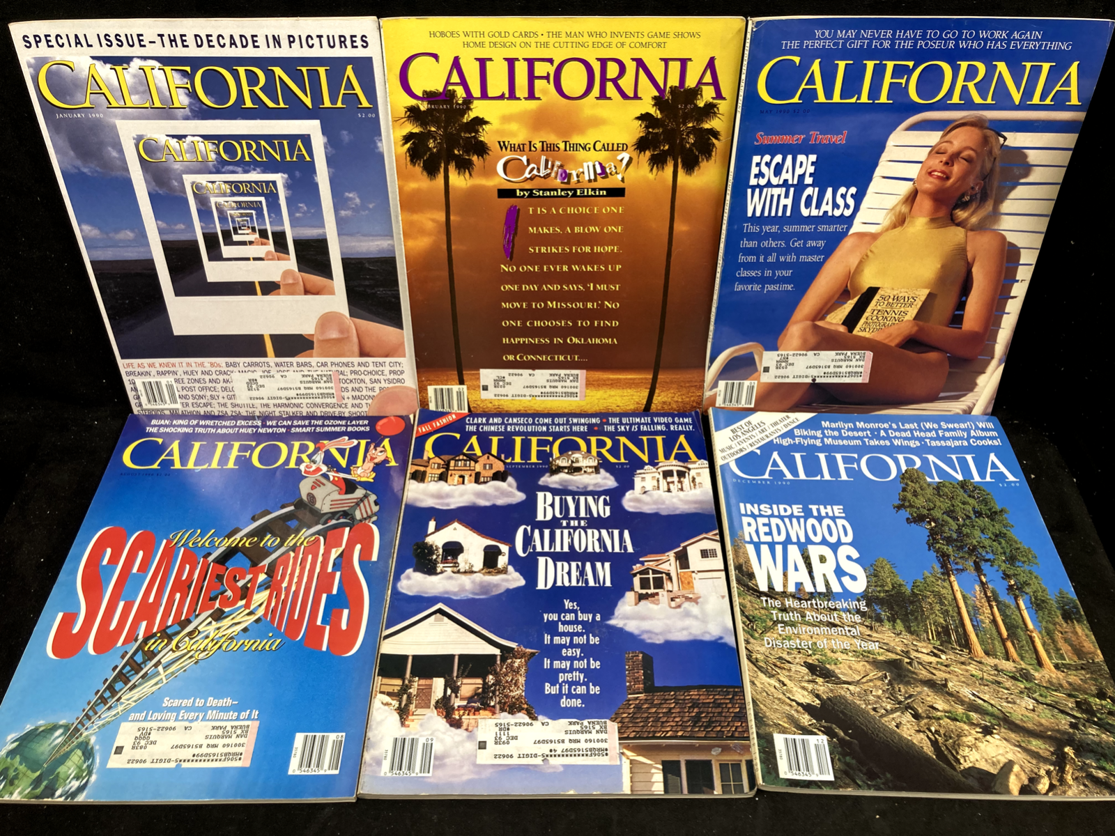 CALIFORNIA MAGAZINE, LOT OF 6, 1990 | eBay
