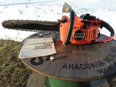 Echo 510 EVL 50cc Chainsaw 20 Inch Bar,Nice Condition! Runs Great!