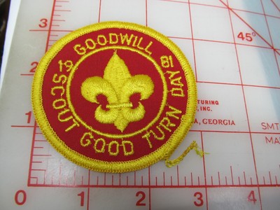 1981 Goodwill Scout Good Turn Day collectible patch (mY)