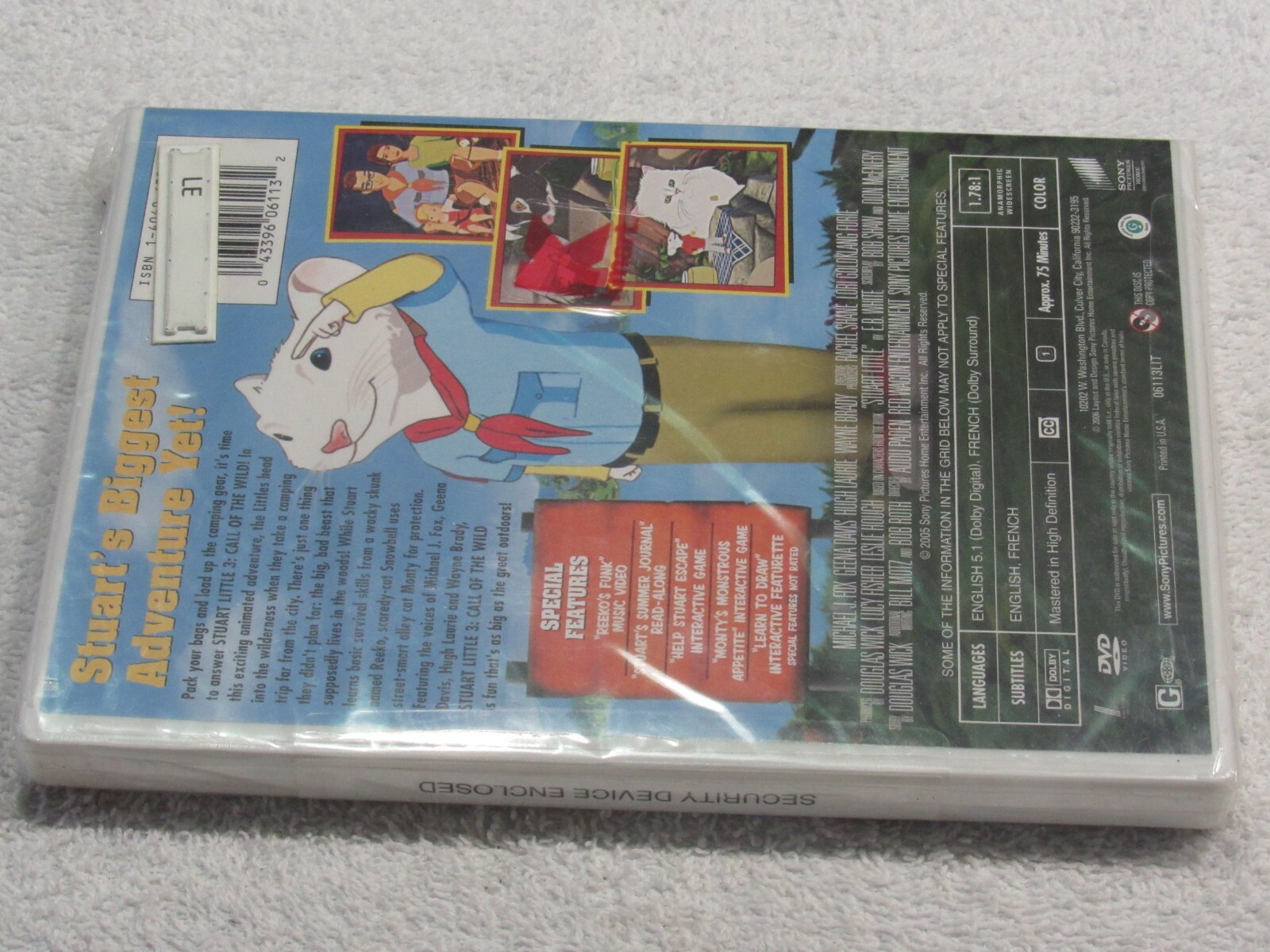 Stuart Little 3: Call of the Wild (UMD, 2006) NEW A Little Adventure