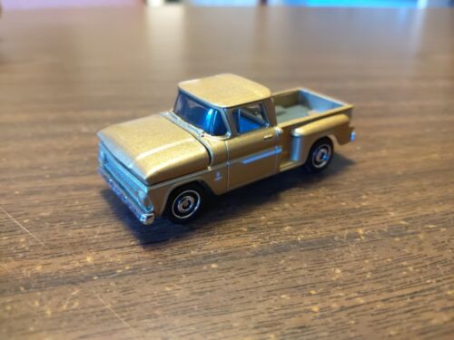 1963 Gold Chevy C10 Pickup Opening Hood