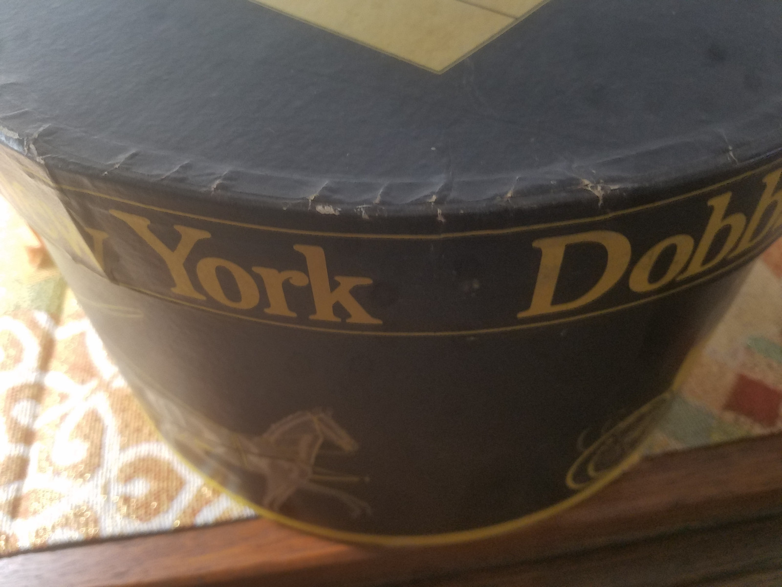 Vintage Dobbs Fifth Avenue New York Hat Box Only