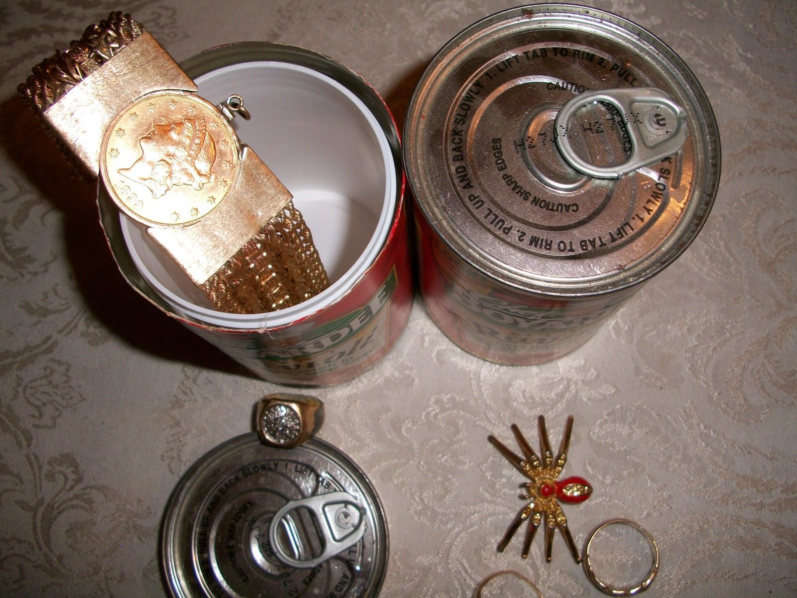 Del Monte WHITE CORN HIDDEN SECRET COMPARMANT DIVERSION CAN SAFE PERSONAL SECURI