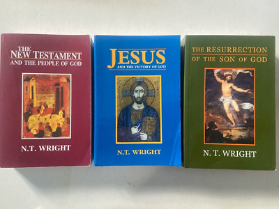 N.T. Wright Christian Origins And The Question Of God Paperback Books 1 2 3 Lot
