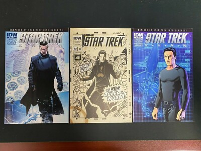 Star Trek Khan #1-3 Retailer Inventive Variants IDW
